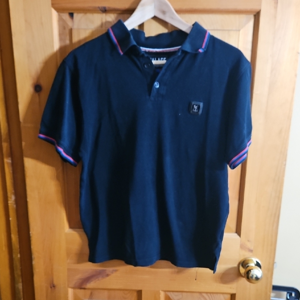 PALACE Kids Polo Shirt - Navy with Red and Blue Accents